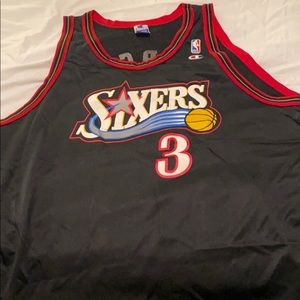 Allan Iverson Sixers Basketball Jersey